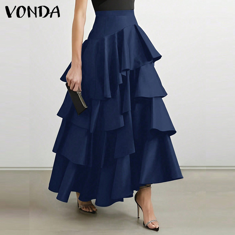 Women'S Fashion Layering - VONDA Plus Size 5XL Women Long