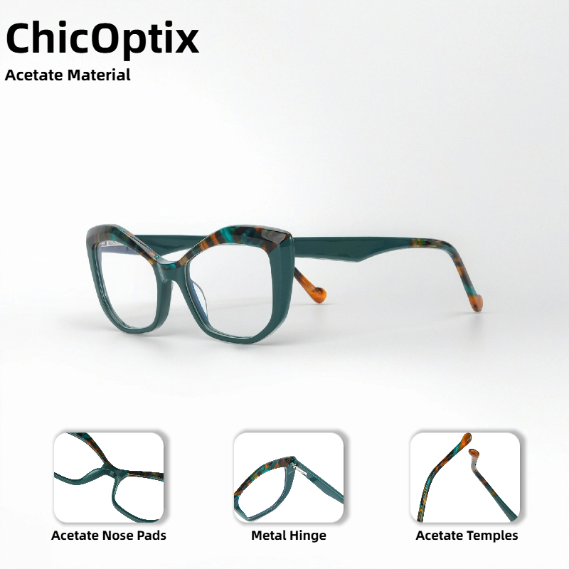 Women'S Fashion Glasses With Clear Lenses - Vintage Women's Fashion High Quality Acetate