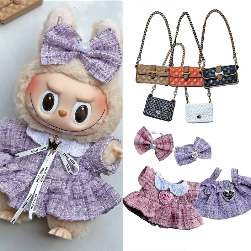 Women'S Fashion Kilt - 15 17cm For Labubu Doll Adorable