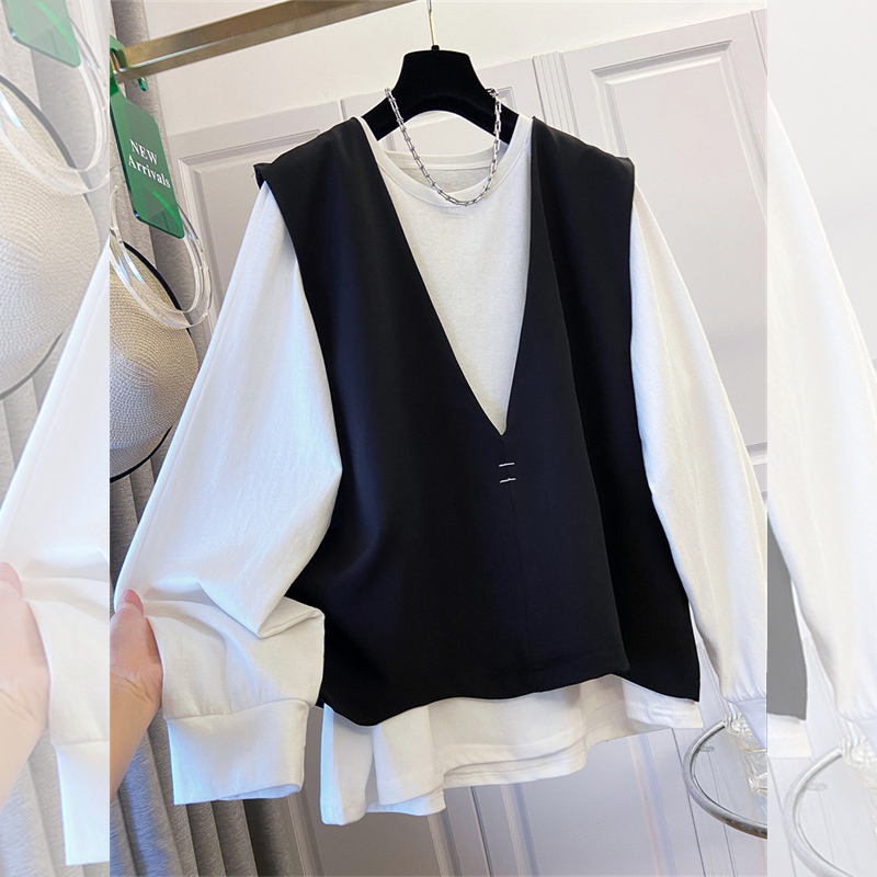 Women Top Fashion - SuperAen Spring New Women's Oversized Pullover