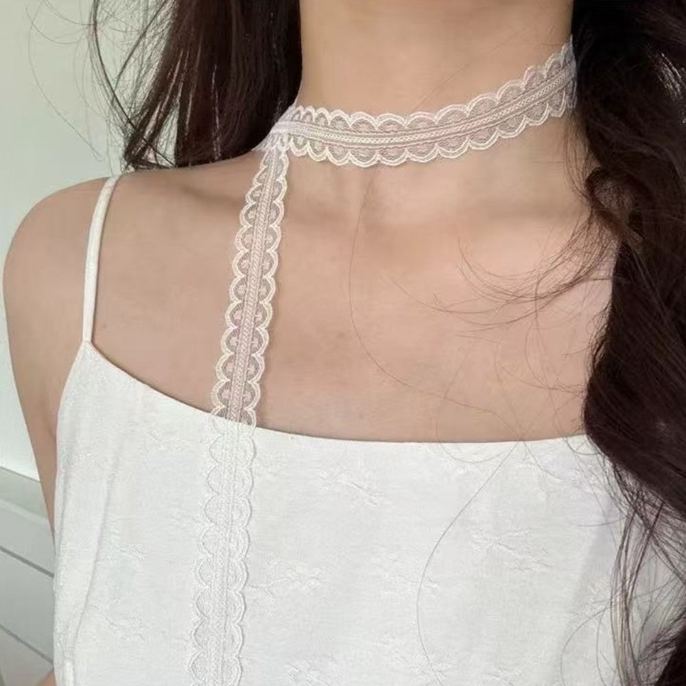 Women'S Fashion Layering - Sweet Gothic Lace Choker Stacked Layered