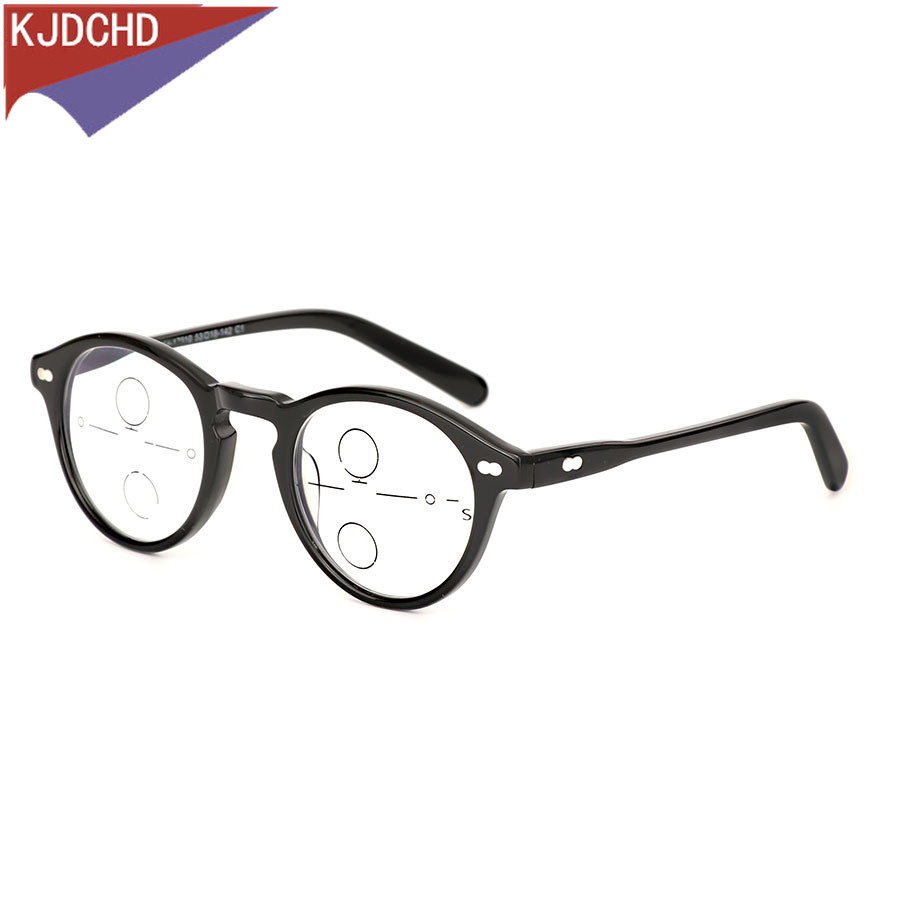 Women'S Fashion Glasses With Clear Lenses - 2025 Acetate Quality Multifocal Lenses Reading