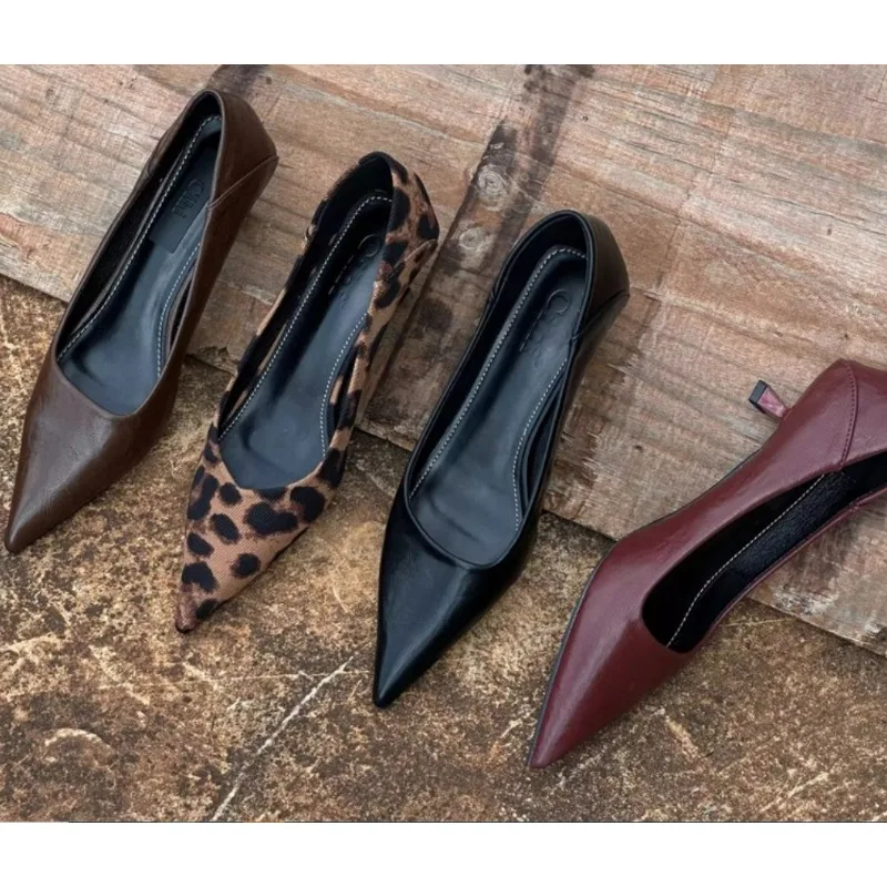 Women'S Fashion Day - 2024 Women Sexy High Heels Burgundy