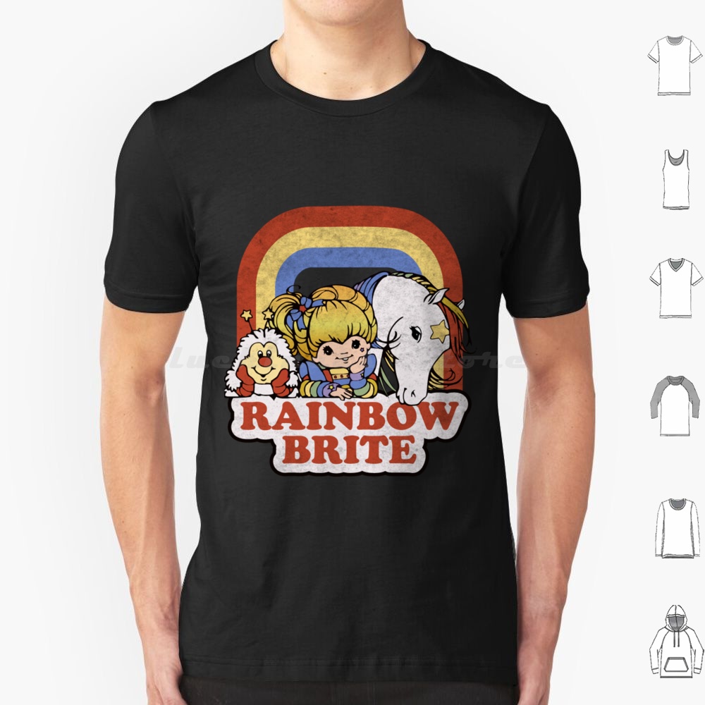 Women'S Fashion From The 90S - Rainbow Brite T-Shir T Shirt Cotton