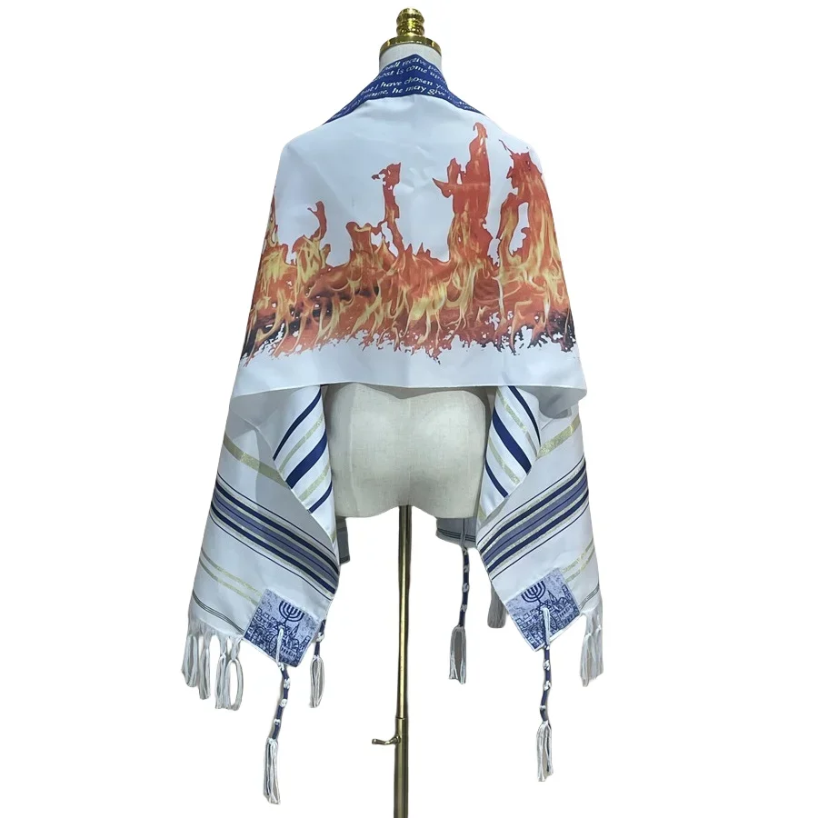 Fashion Women Picture - Fire Picture Prayer Shawl Exquisite Gift