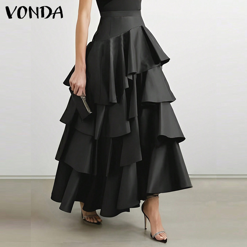 VONDA Plus Size 5XL Women Long - Women'S Fashion Layering 评论和价格