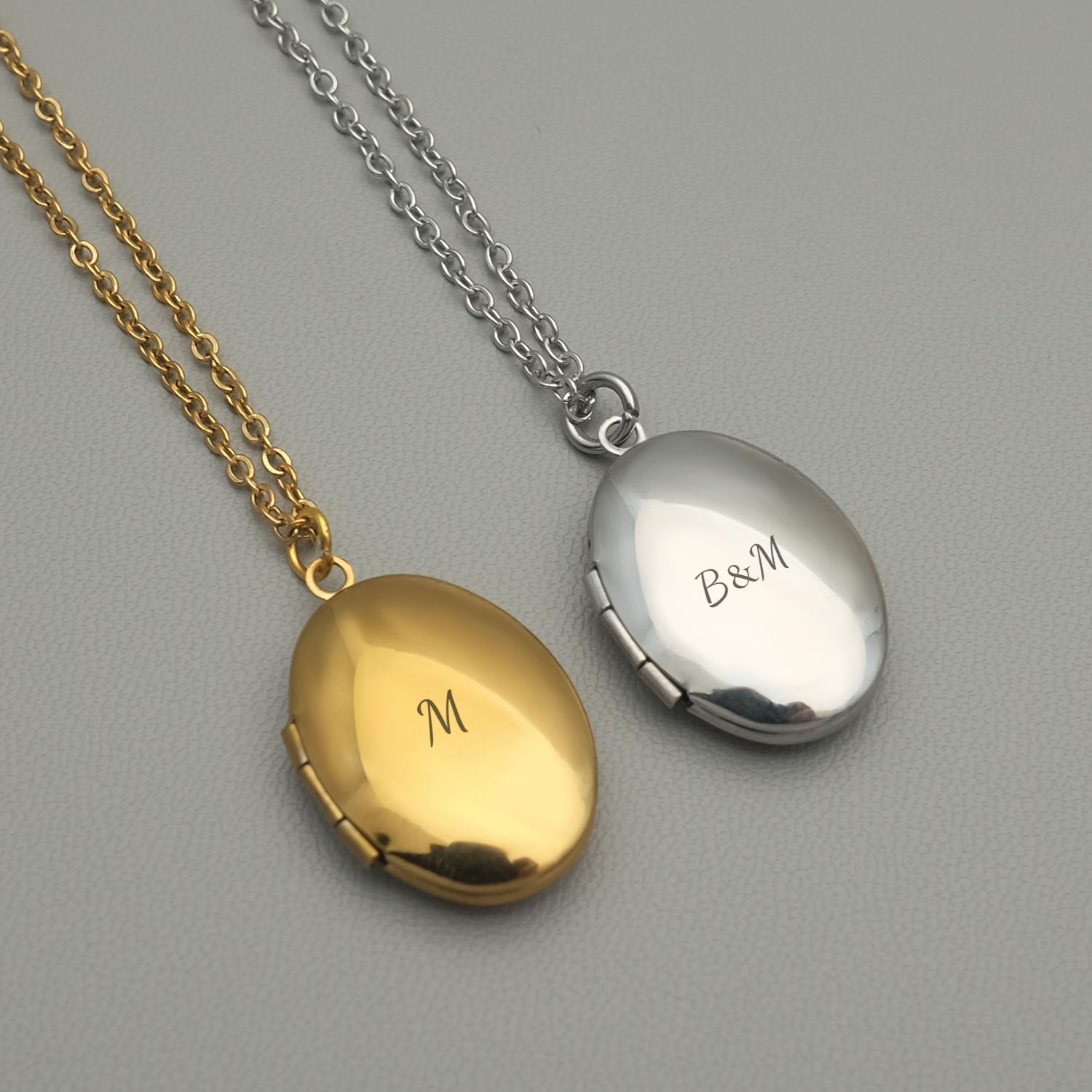 Personalized Locket Necklace C - Fashion Women Picture 评论和价格