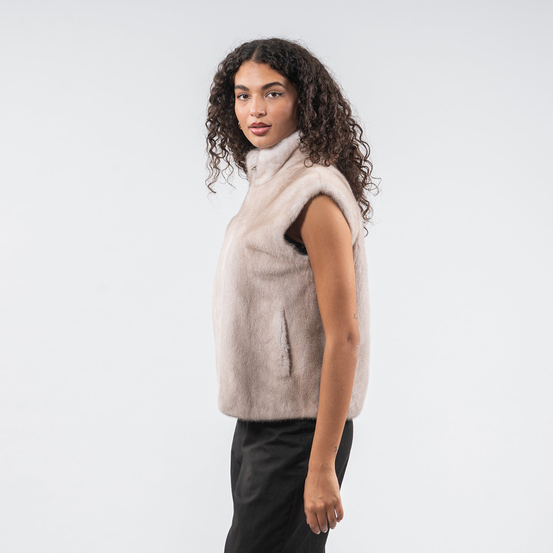 Laur 2026 Women High Neck Faux - Women'S Fashion Gilet 评论和价格