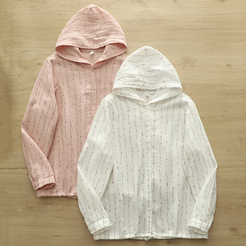 100% Cotton Yarn Loose Hooded  - Hoodie Women Oversized 评论和价格