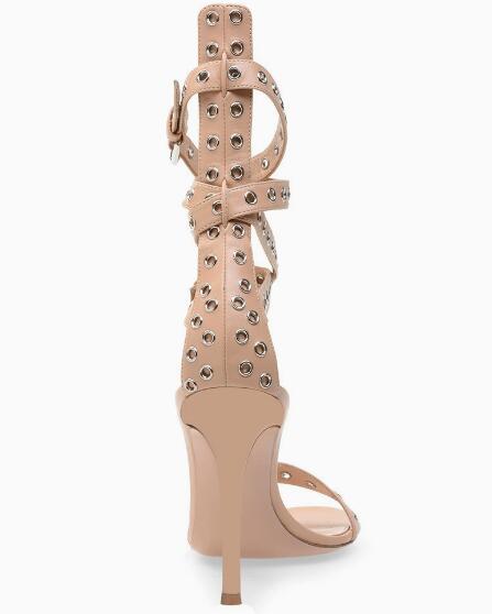 Apricot Gold Sliver Leather Ey - Women'S Fashion Leather Boots 评论和价格