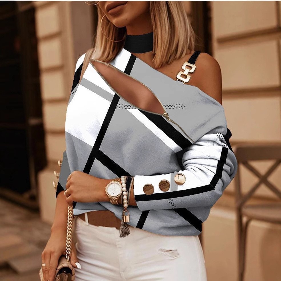 Women's Off Shoulder Blouse wi - Women Fashion Blouse 评论和价格