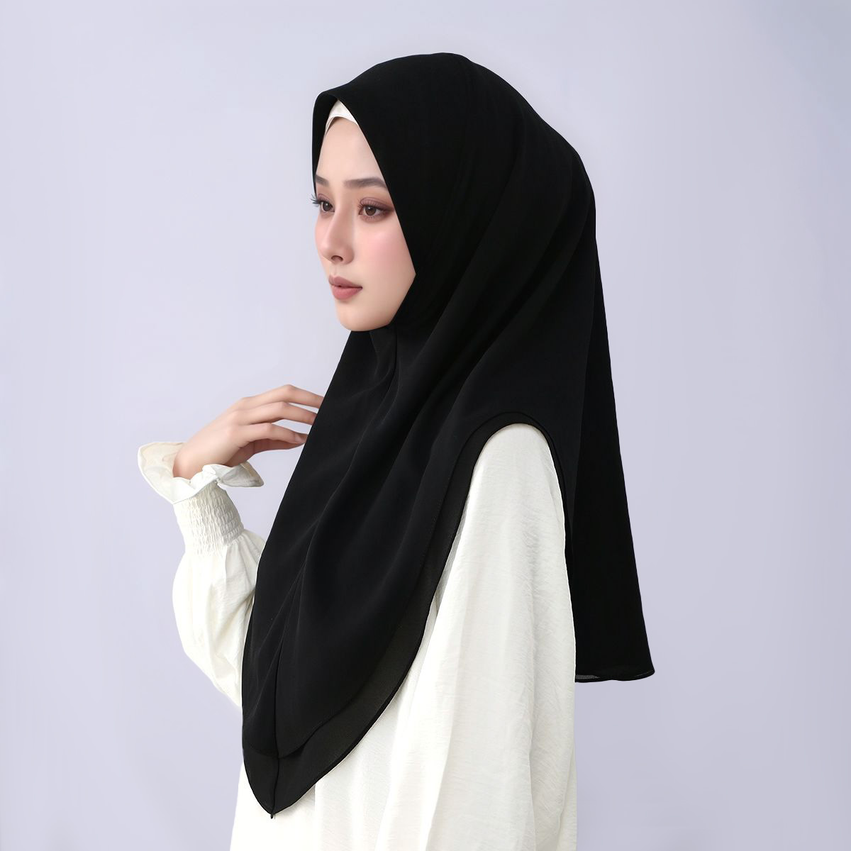 New Double layered Chiffon Rea - Women'S Fashion Layering 评论和价格