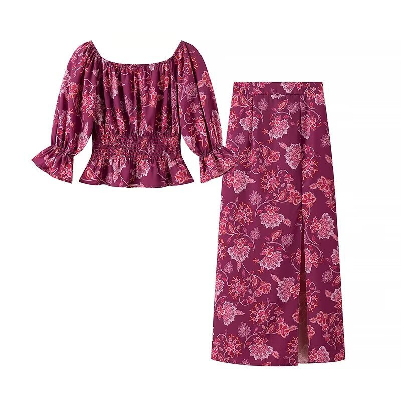 Women's Fashion Printed Off-Sh - Fashion Women Picture 评论和价格