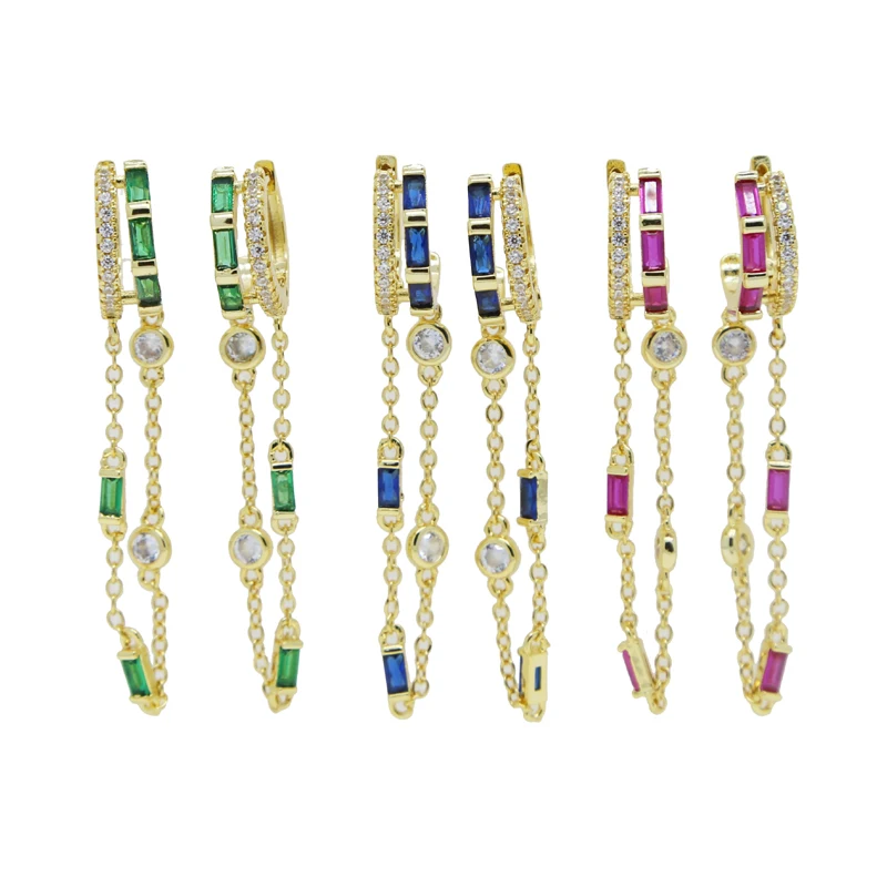 Gold Color Micro Pave Green Wh - Women'S Fashion Petite 评论和价格