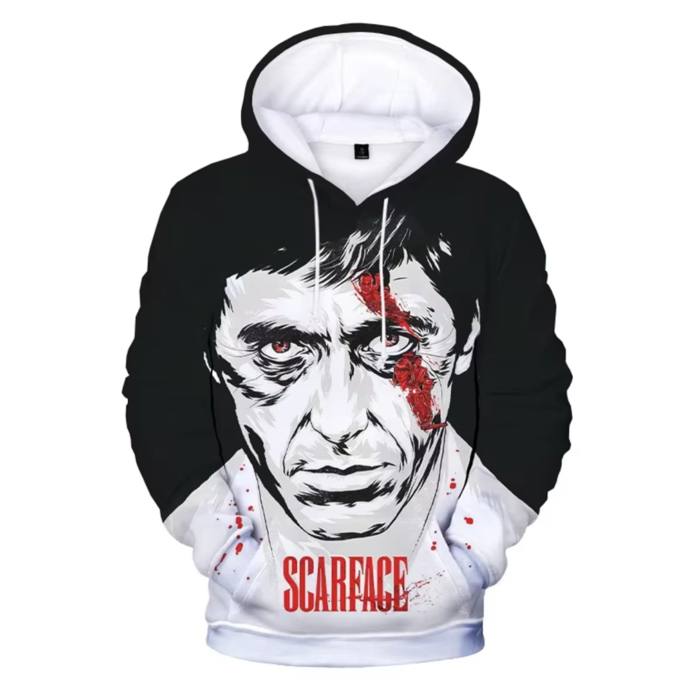 Men Hoodies Movie Scarface 3d  - Hoodie Women Oversized 评论和价格