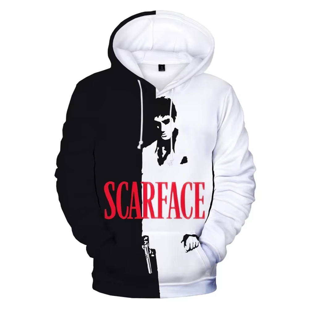 Men Hoodies Movie Scarface 3d  - Hoodie Women Oversized 评论和价格