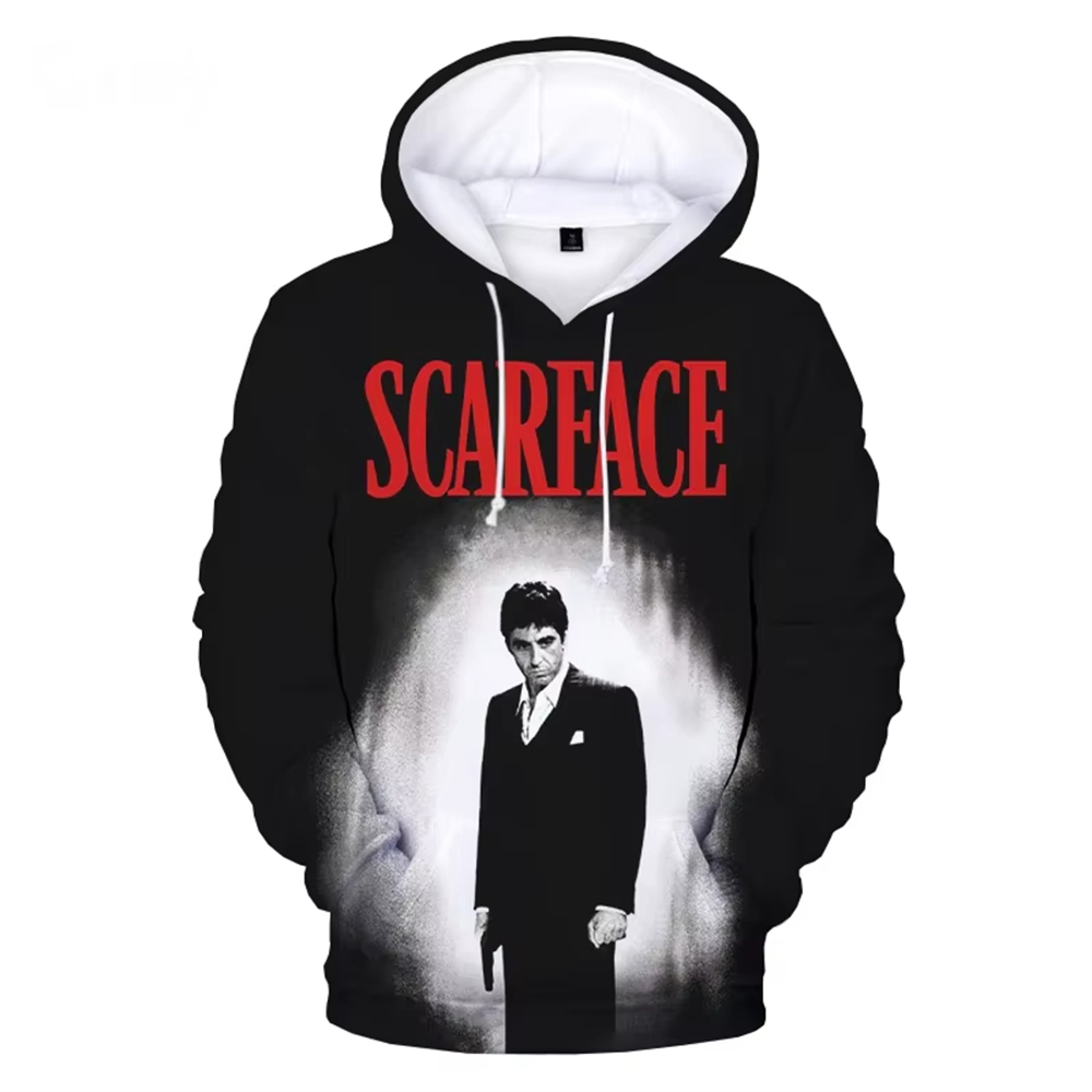 Men Hoodies Movie Scarface 3d  - Hoodie Women Oversized 评论和价格