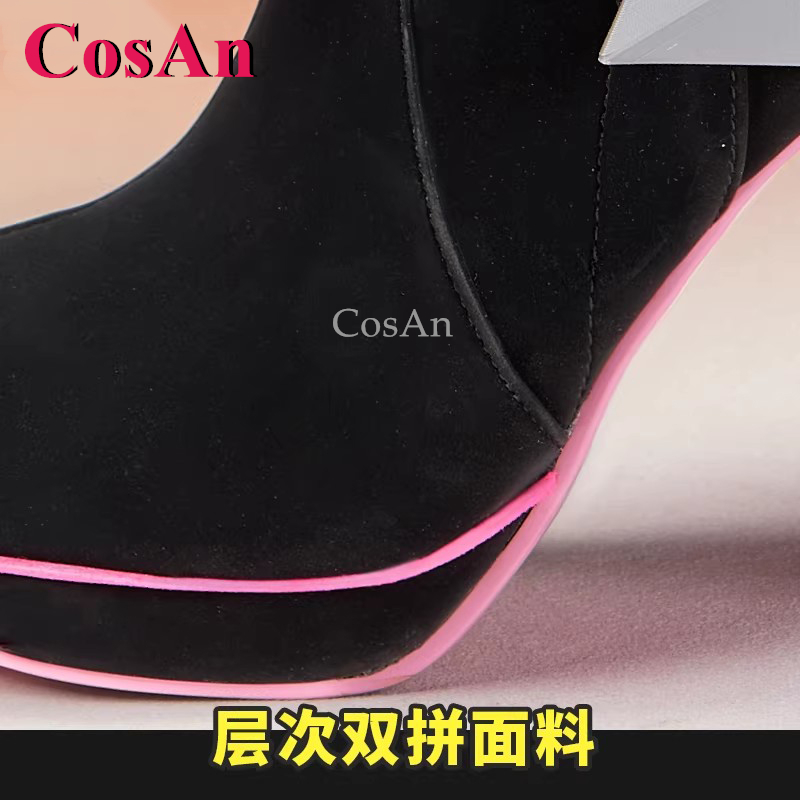 CosAn Game Arknights: Endfield - Women'S Fashion Leather Boots 评论和价格