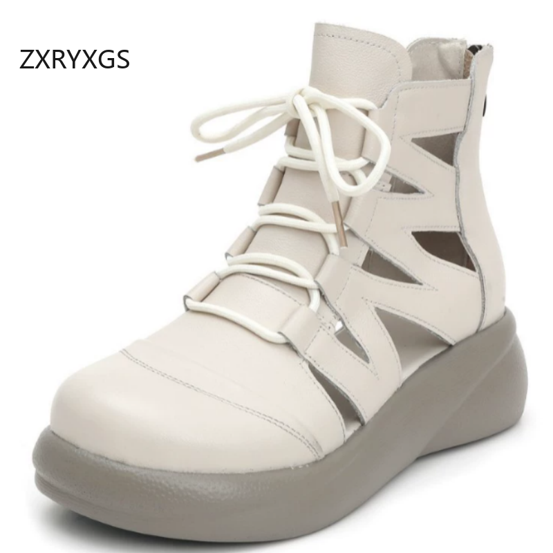 ZXRYXGS Top Layer Cowhide Roma - Women'S Fashion Layering 评论和价格