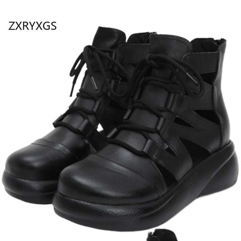 ZXRYXGS Top Layer Cowhide Roma - Women'S Fashion Layering 评论和价格