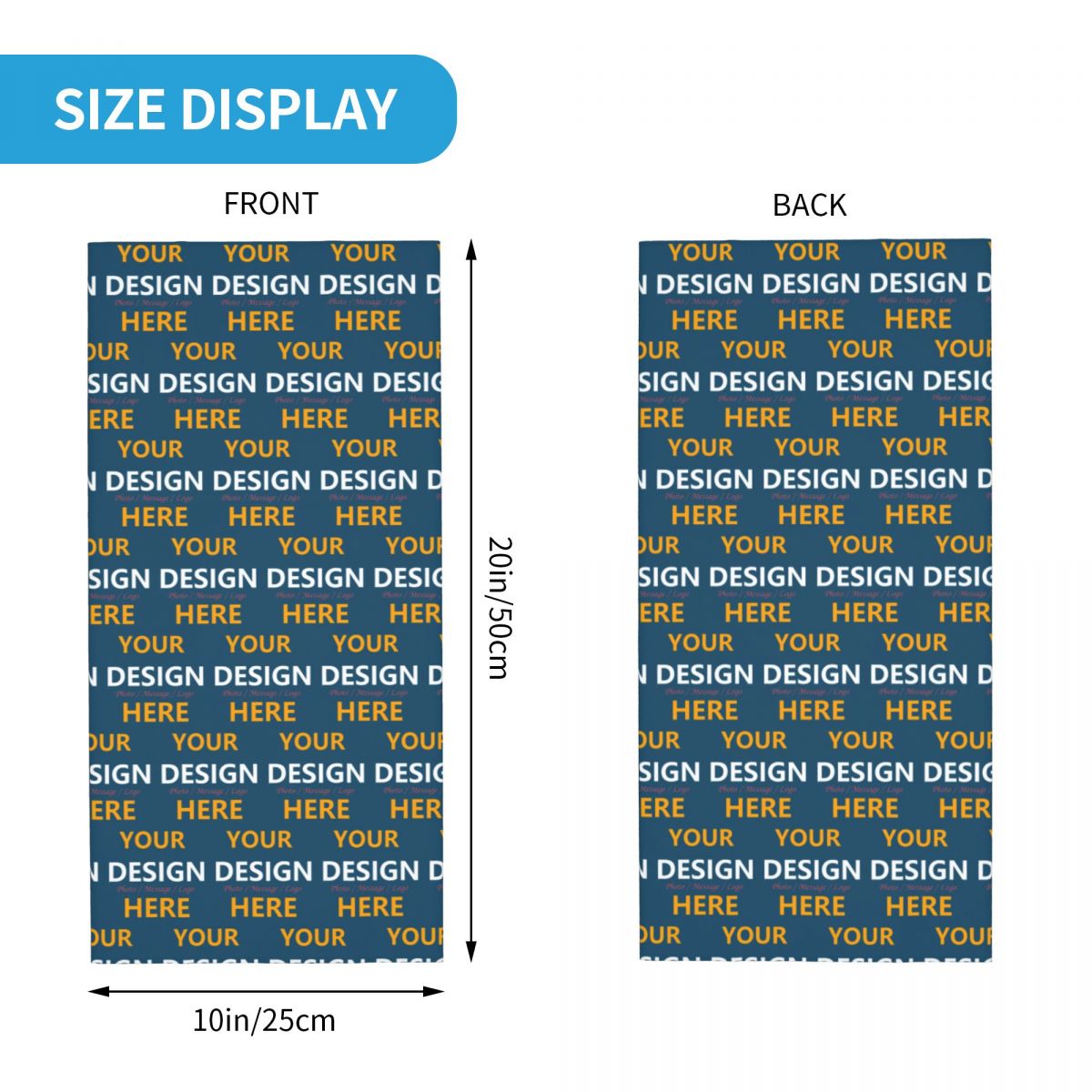 Custom Your Design Here Bandan - Women Fashion Logo Design 评论和价格