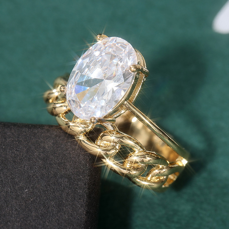 Trendy Oval Synthetic Zirconia - Women'S Fashion Layering 评论和价格