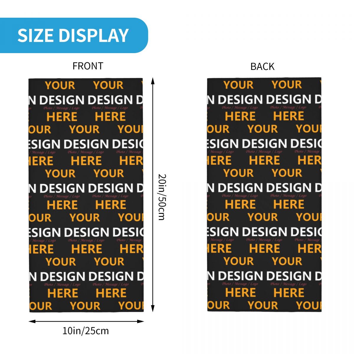 Custom Your Design Here Bandan - Women Fashion Logo Design 评论和价格