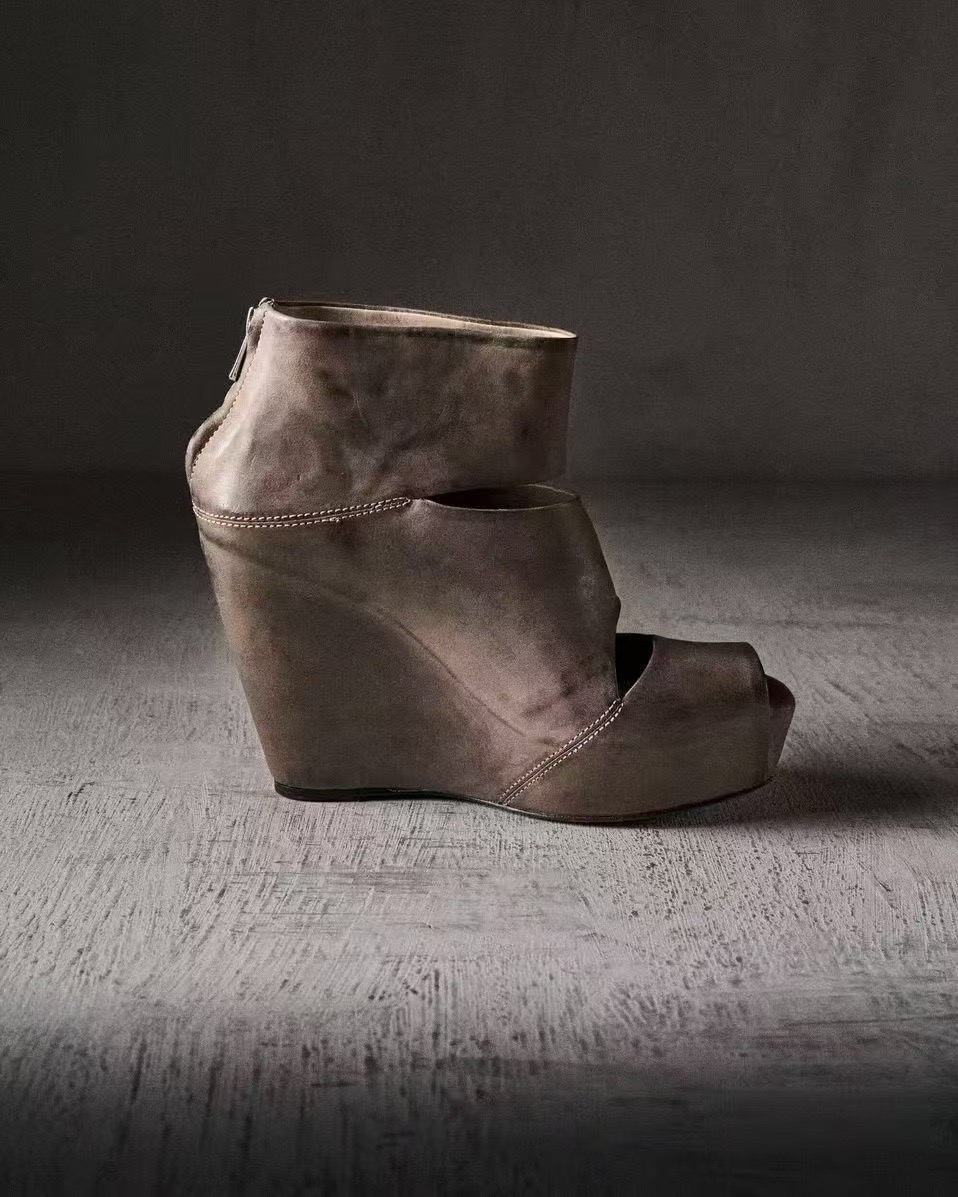Summer New Women's Vintage Gre - Women'S Fashion Leather Boots 评论和价格