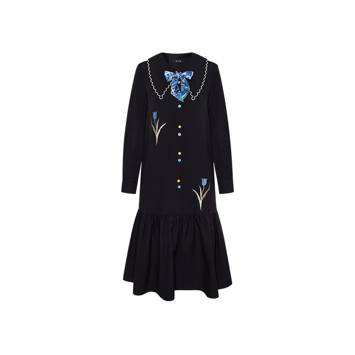 Fragrant Branches Print Dress  - Women'S Fashion Petite 评论和价格