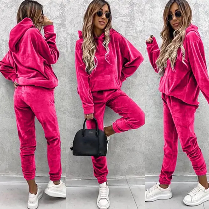 Autumn Winter Tracksuit Women  - Hoodie Women Oversized 评论和价格