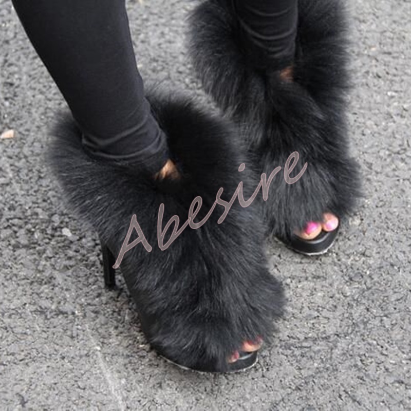 Autumn Suede Open-Toe Bare Boo - Women'S Fashion Trends 评论和价格