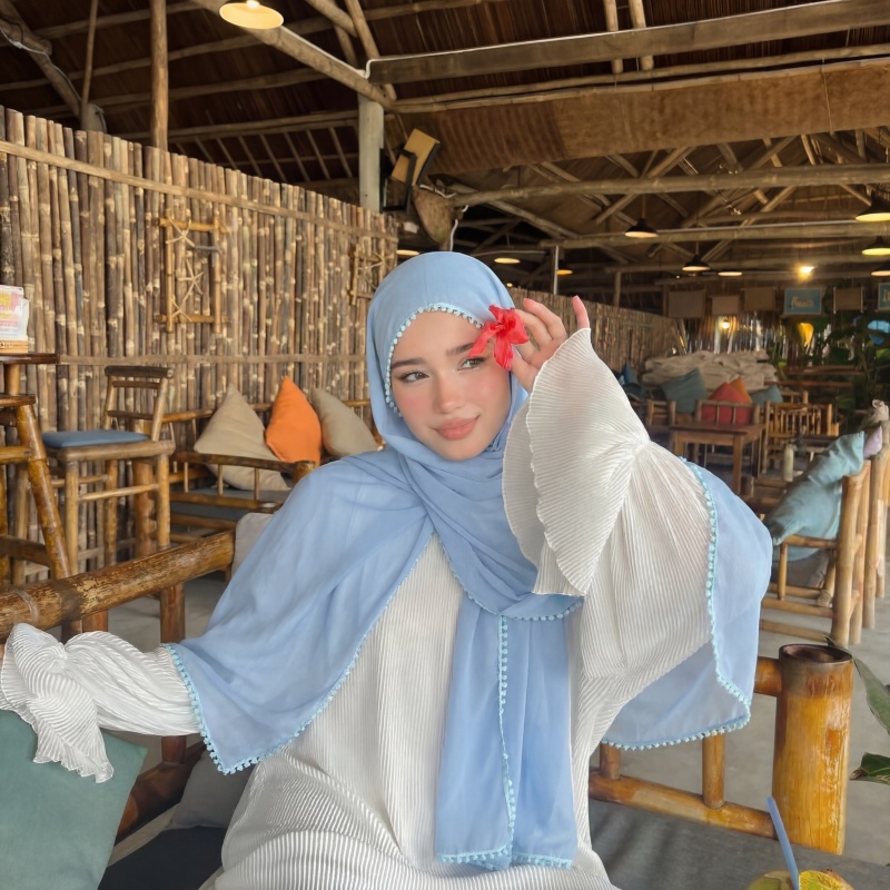 Chiffon Muslim Hijab Delicate  - Women Fashion Wear 评论和价格