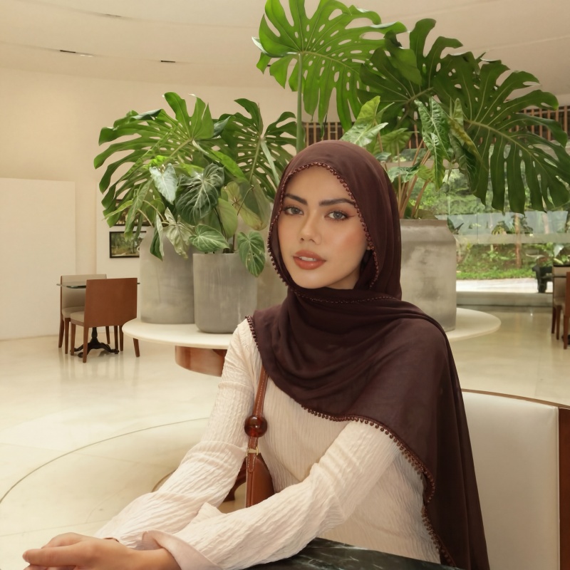 Chiffon Muslim Hijab Delicate  - Women Fashion Wear 评论和价格