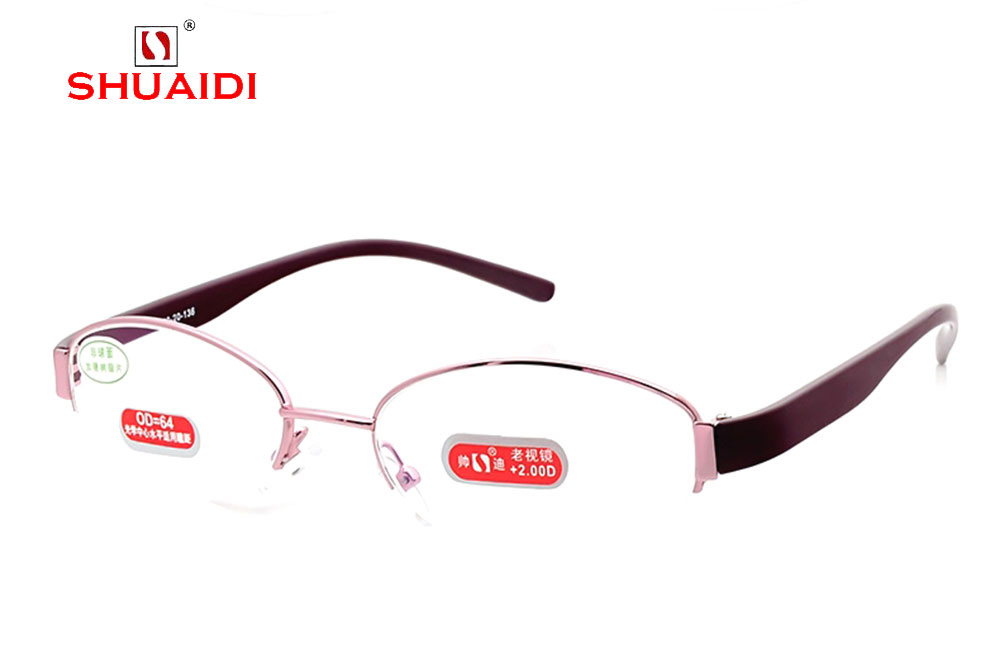 Semi-Rim Tr90 Leg  Anti-Fatigu - Women'S Fashion Glasses With Clear Lenses 评论和价格