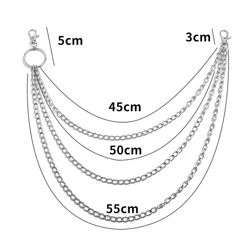 Layer Metal Belt Chain Punk Ho - Women'S Fashion Layering 评论和价格