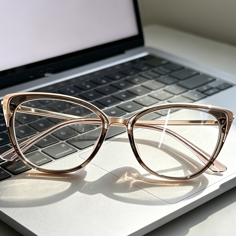 Women New Style Finished Myopi - Women'S Fashion Glasses With Clear Lenses 评论和价格