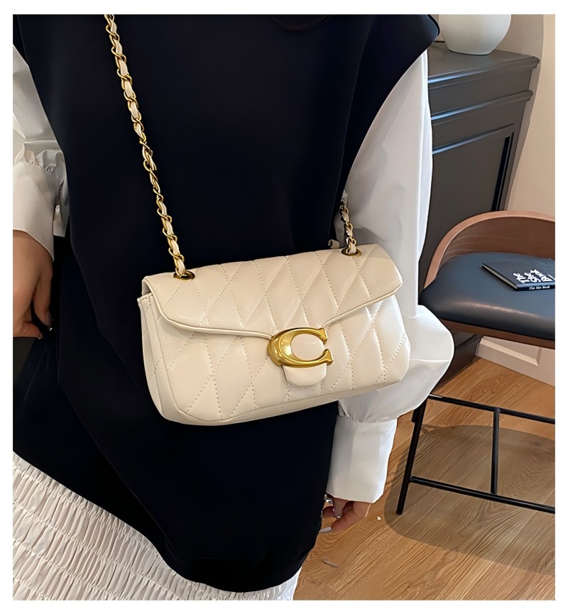 Women Quilted Leather Shoulder - Women Fashion Logo Design 评论和价格