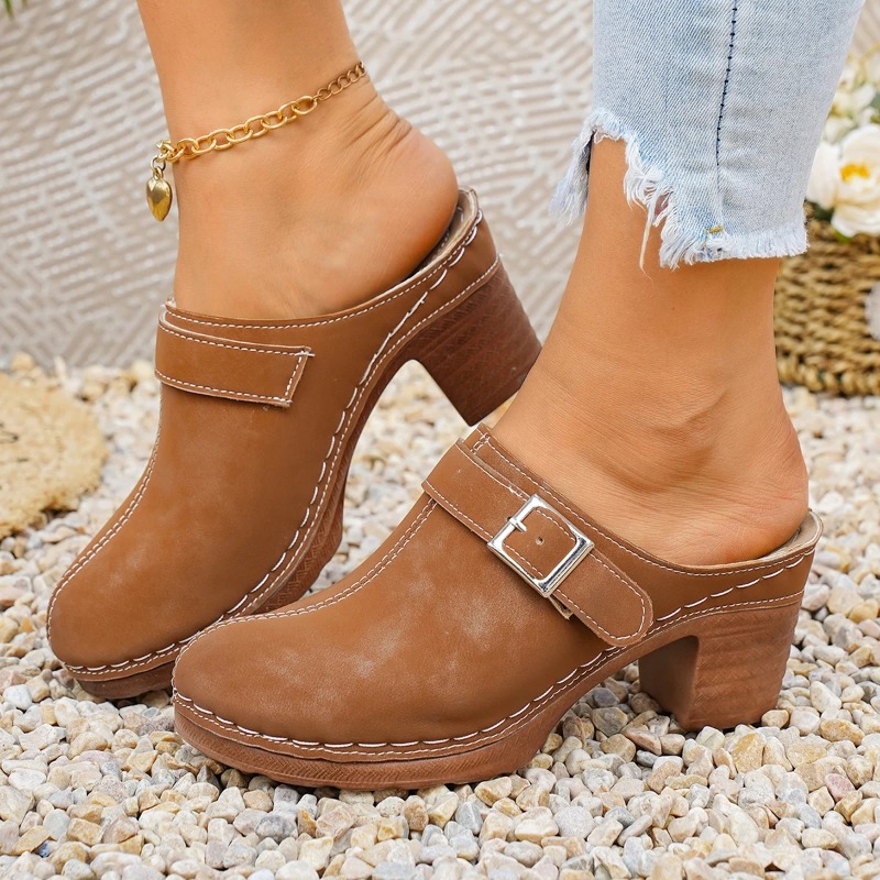 Women Sandals Open Toe Chunky  - Women'S Fashion Trends 评论和价格