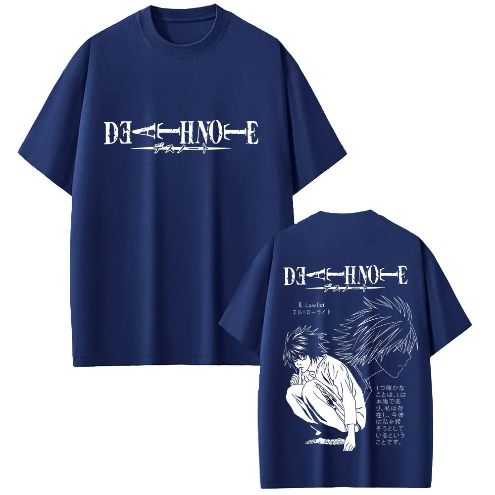 2026 Anime Death Note T-shirt  - Women'S Fashion From The 90S 评论和价格