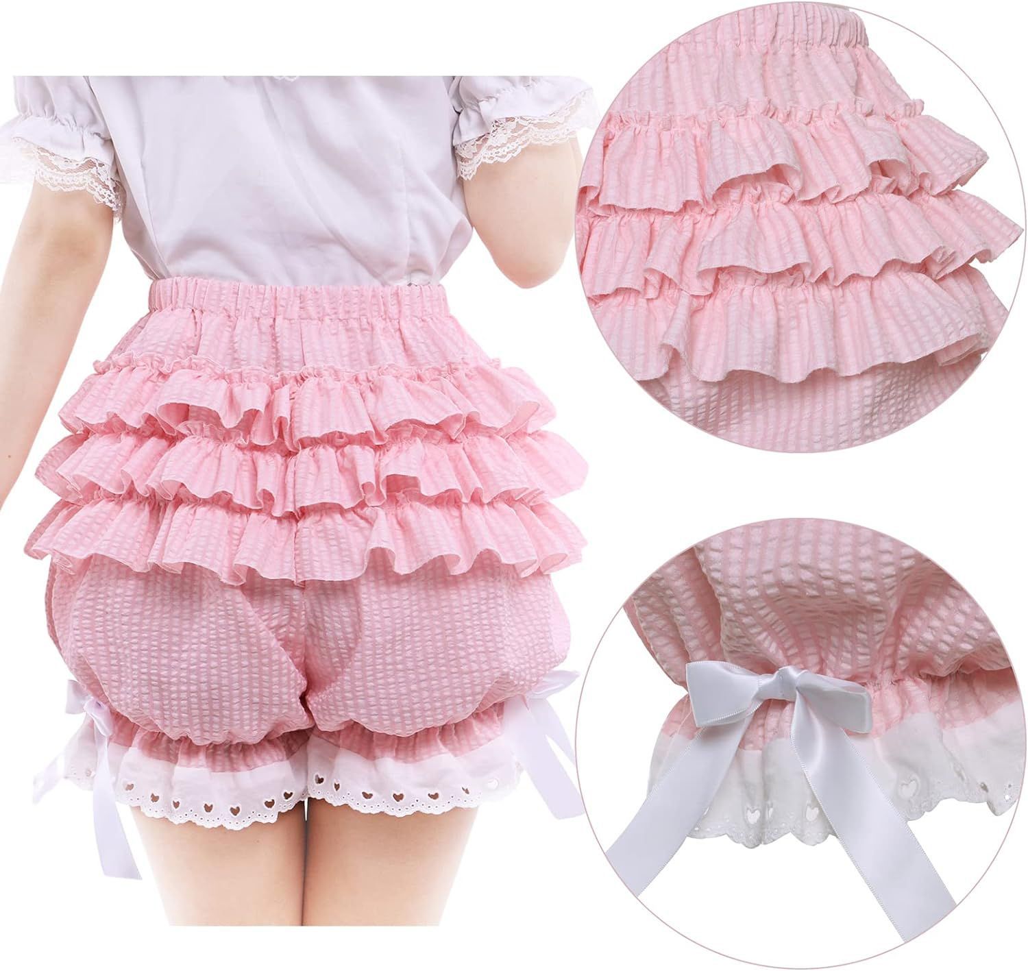 Lolita pants cute strap bow-kn - Women'S Fashion Kilt 评论和价格
