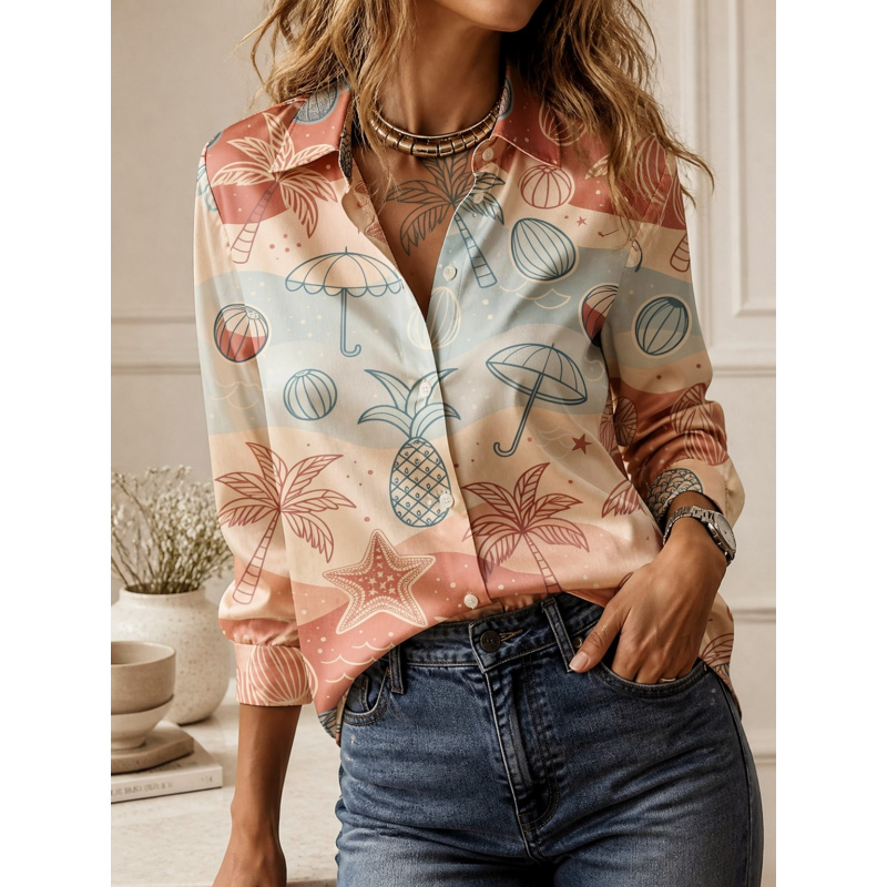 2026Fashion lapel collar long  - Women Top Fashion 评论和价格
