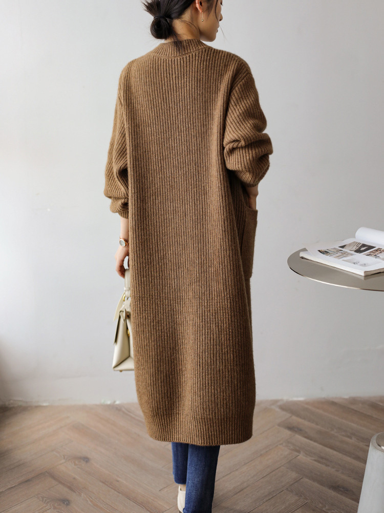 Baggy Long Knitted Cardigan Si - Women'S Fashion Gilet 评论和价格