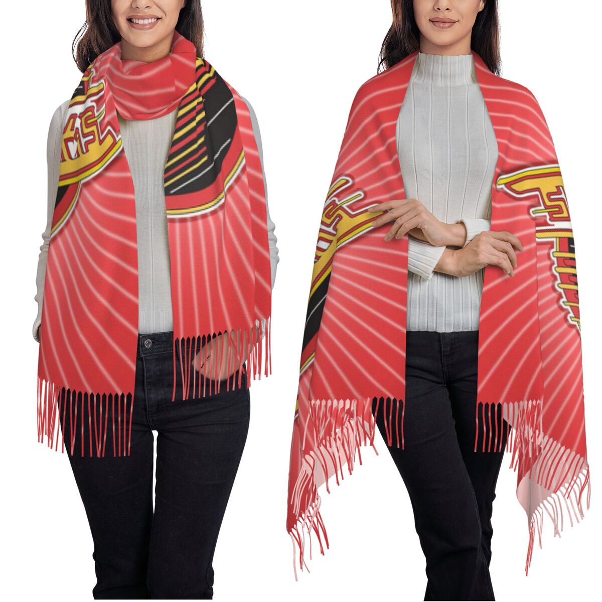 Vancouver Hockey Canucks Scarf - Women'S Fashion Vancouver 评论和价格