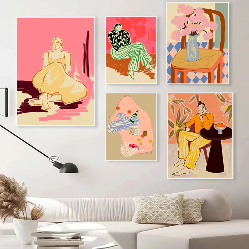 Modern Fashion Women Abstract  - Fashion Women Picture 评论和价格