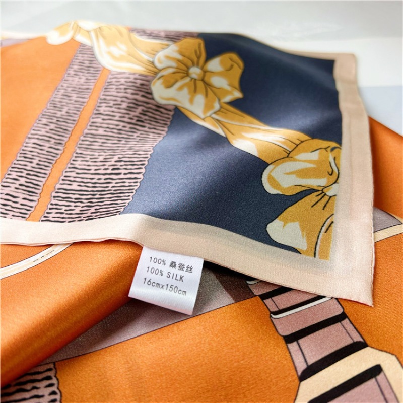 100% Mulberry Silk Scarf Women - Women'S Fashion Layering 评论和价格