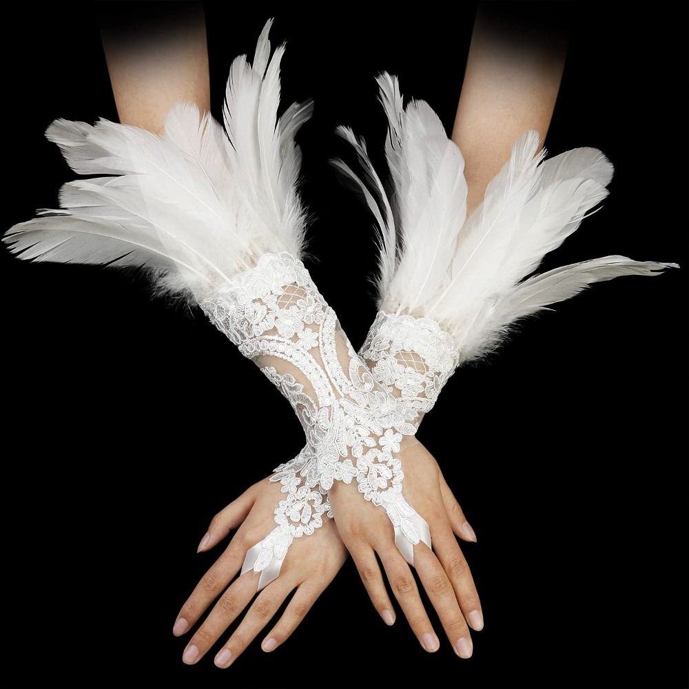 1PC Fashion Accessories Lace F - Women Fashion Gloves 评论和价格