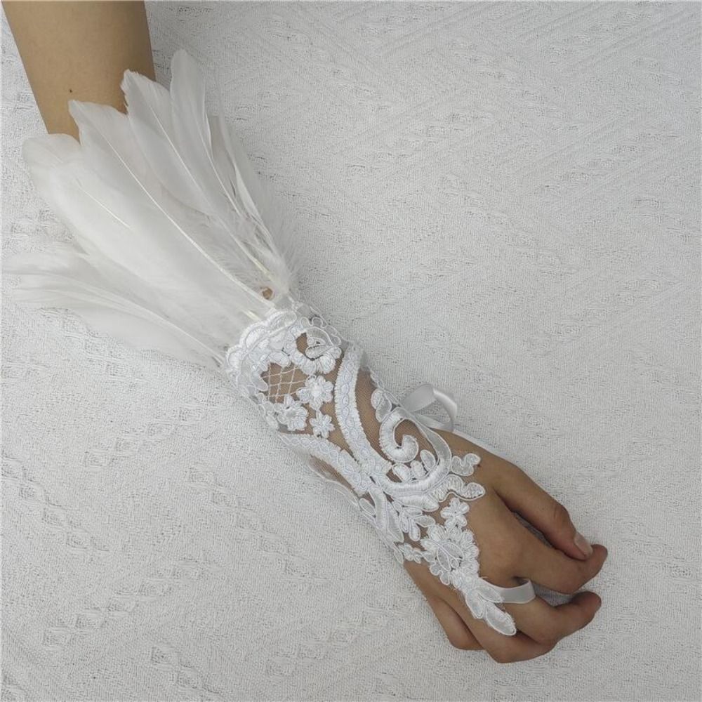 1PC Fashion Accessories Lace F - Women Fashion Gloves 评论和价格