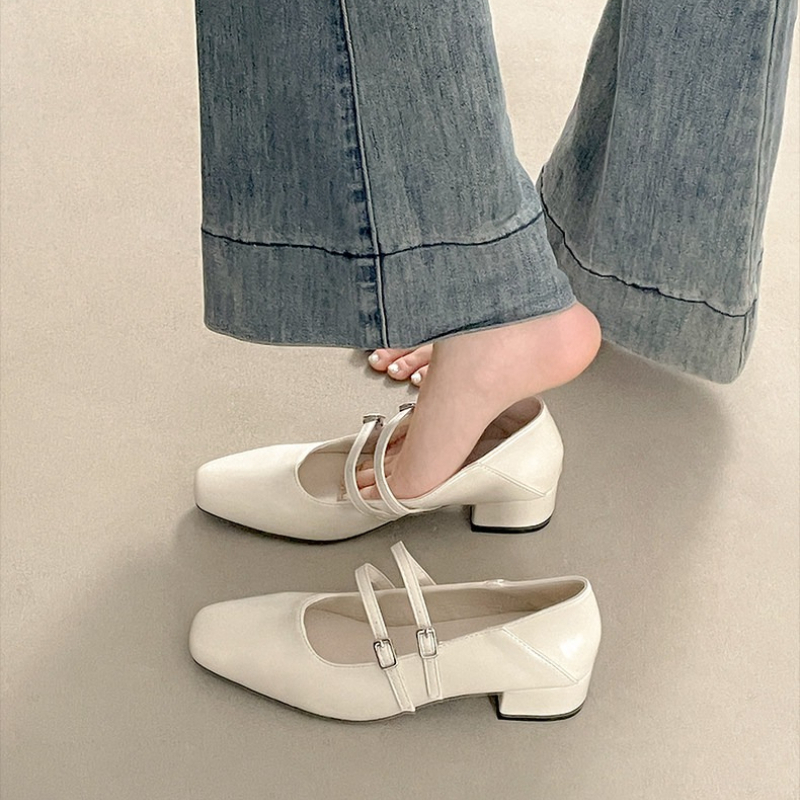 Square Toe Low Heel Women Silv - Women'S Fashion Day 评论和价格