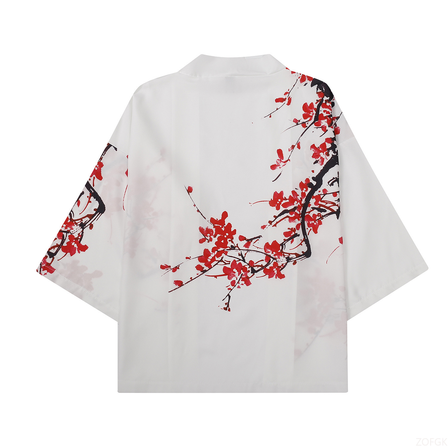 Summer Women Flower Print Kimo - Women Fashion Blouse 评论和价格