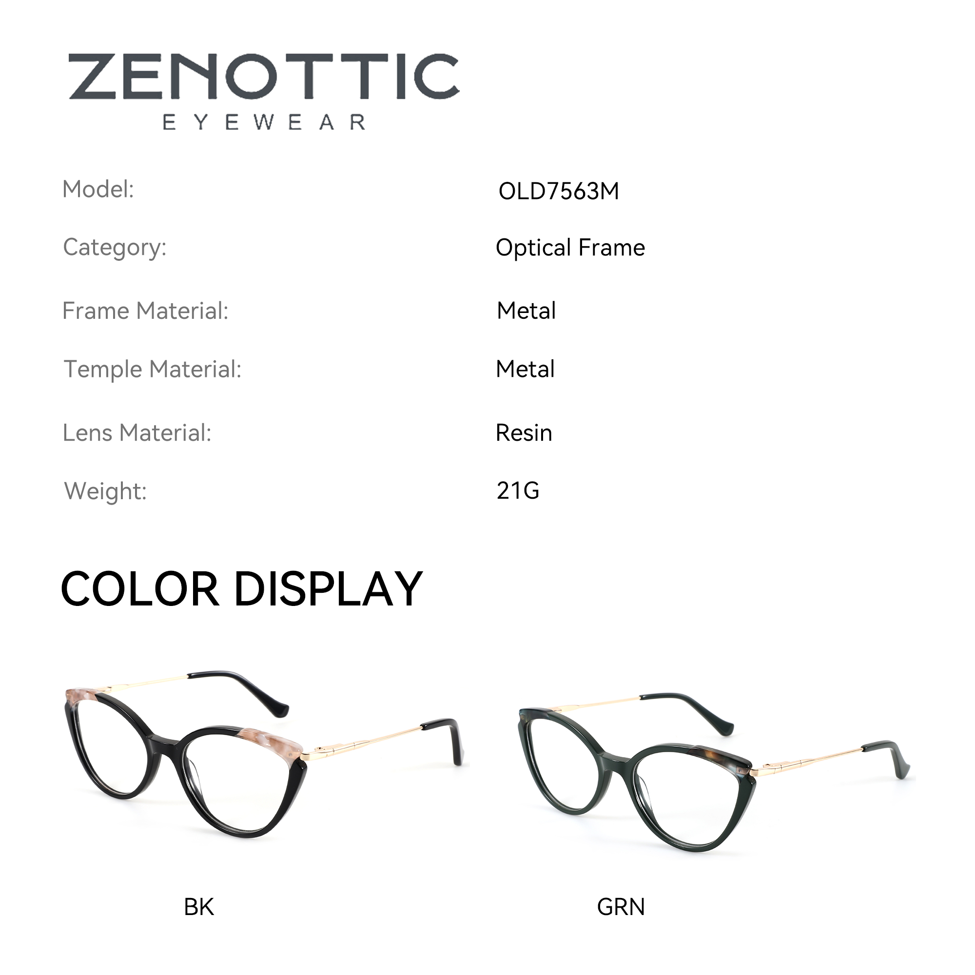 ZENOTTIC M Size Butterfly for  - Women'S Fashion Glasses With Clear Lenses 评论和价格